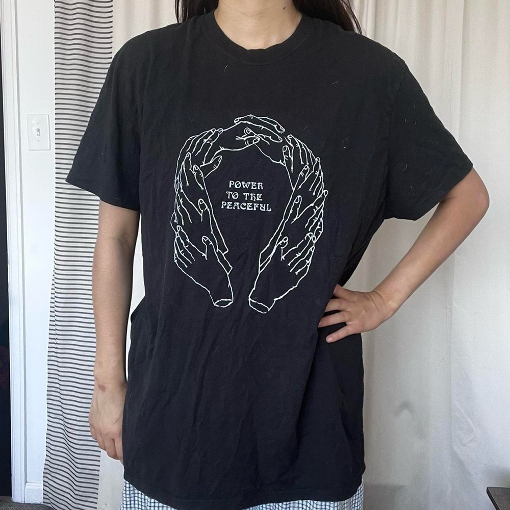 ☀️Handmade Screenprinted tee ☀️ - Picture 2 of 4